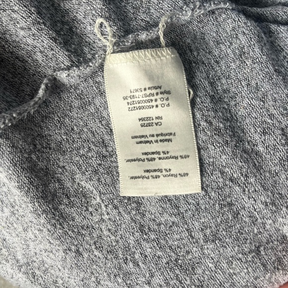 Wilfred Free Rayon Heather Grey Skirt XS - Picture 4 of 5